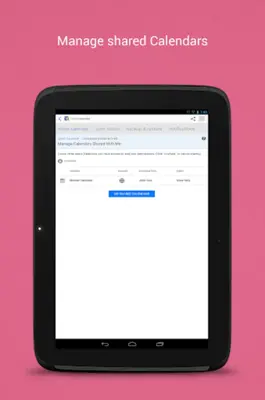 Share Calendar android App screenshot 0