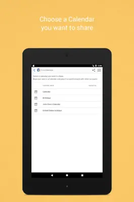 Share Calendar android App screenshot 12