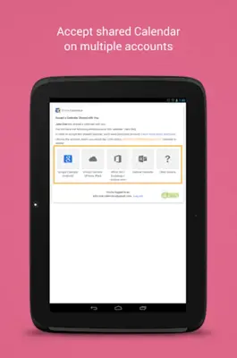 Share Calendar android App screenshot 2